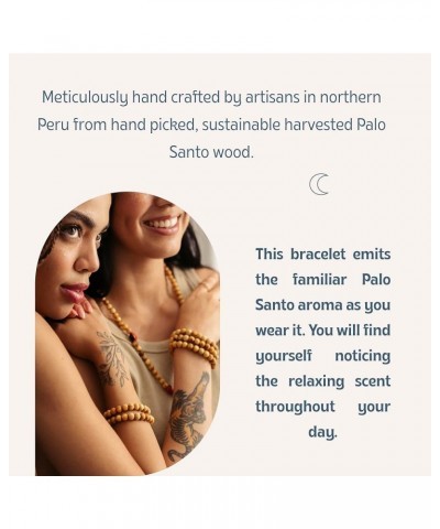 Palo Santo and Huayruro Charm Bracelet Handmade in Peru Highly Aromatic and Spiritually Cleansing Palo Santo Medium $10.80 Br...