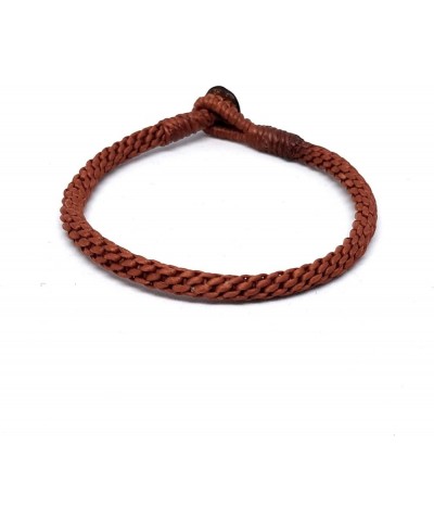 Handmade Thai Woven String Bracelet | Wax Cotton Knot Thread Wristband | Adjustable Unisex Friendship Band For Men and Women ...