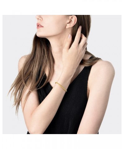 999.9 24K Solid Gold Price-by-Weight Gold Beaded Bracelet for Women 09464B Approx. 0.26tael (~9.73g) $329.04 Bracelets