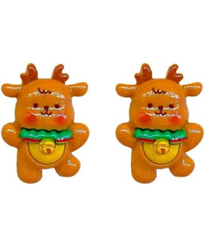 Christmas Earrings for Women Funny Christmas Trees Santa Snowman Deer Bear Stud Earrings Colorful Christmas Resin Earrings Cu...