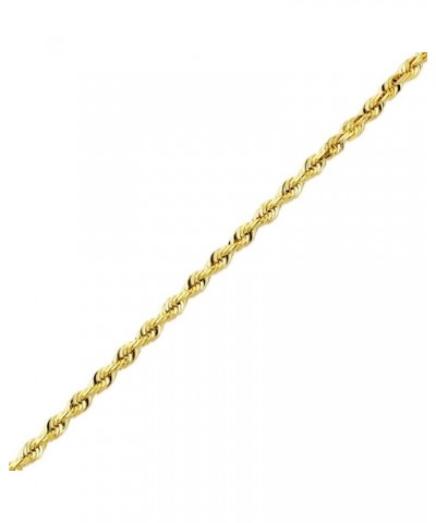 10K Yellow Gold 6mm Diamond Cut Rope Chain Necklace with Lobster Lock 24.0 Inches $370.29 Necklaces