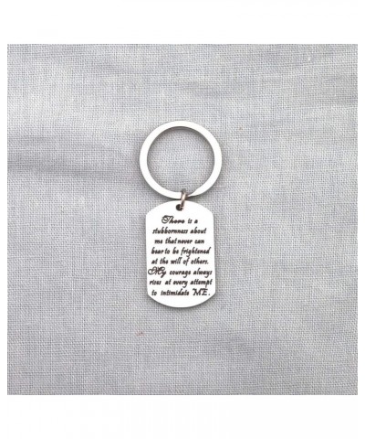 Jane Austen Quote My Courage Always Rises Keychain Pride and Prejudice Feminist Gift Literary Gift My Courage Always Rises Ke...