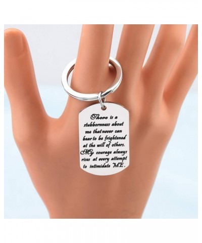 Jane Austen Quote My Courage Always Rises Keychain Pride and Prejudice Feminist Gift Literary Gift My Courage Always Rises Ke...