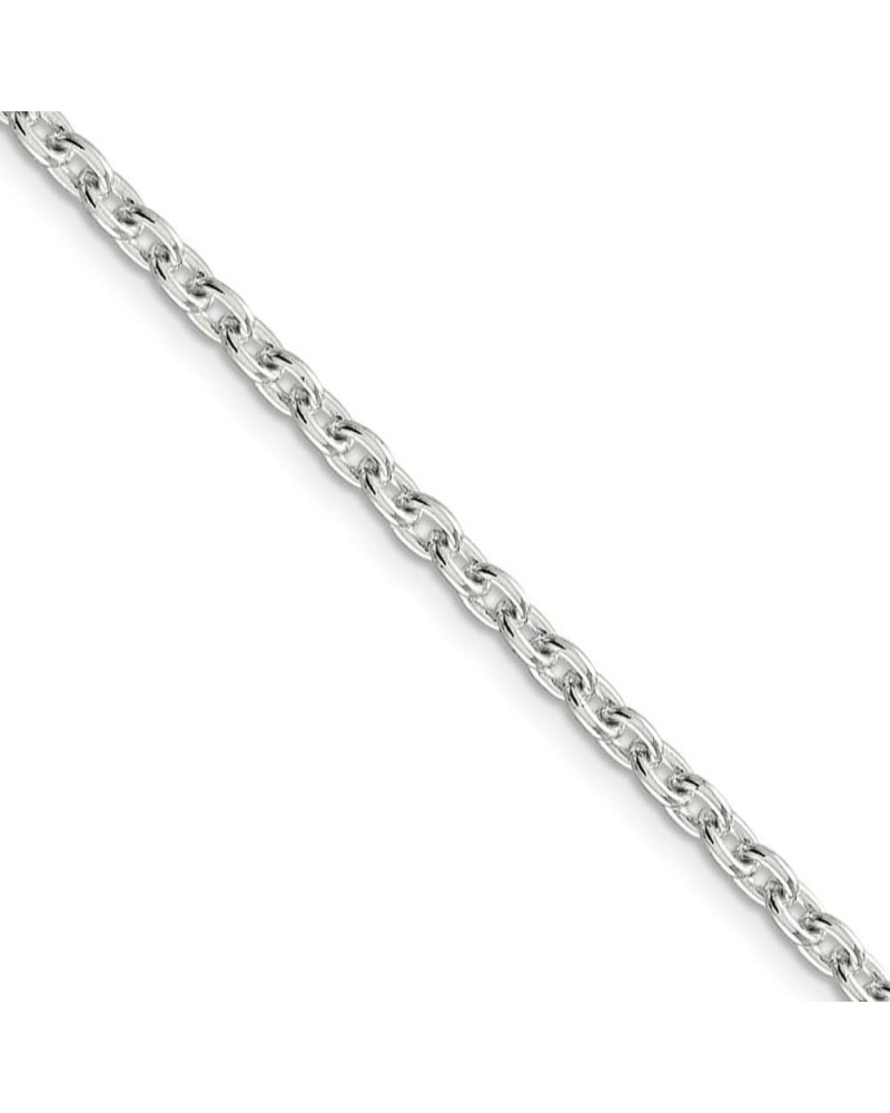 3.5mm Sterling Silver Classic Solid Cable Chain Necklace 20.0 Inches $43.23 Necklaces