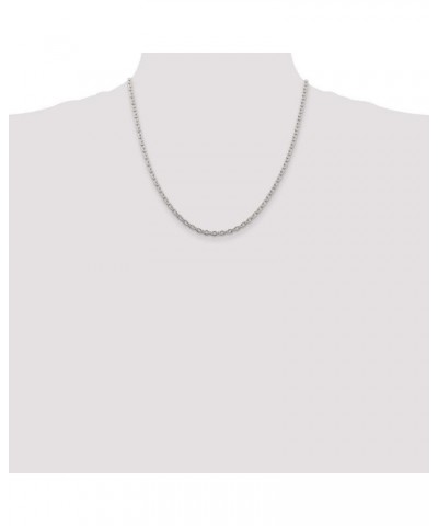 3.5mm Sterling Silver Classic Solid Cable Chain Necklace 20.0 Inches $43.23 Necklaces