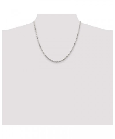 3.5mm Sterling Silver Classic Solid Cable Chain Necklace 20.0 Inches $43.23 Necklaces