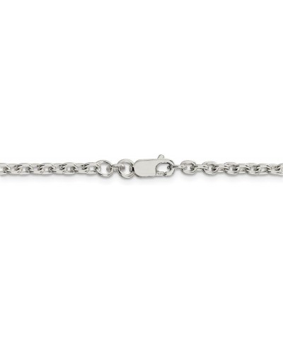 3.5mm Sterling Silver Classic Solid Cable Chain Necklace 20.0 Inches $43.23 Necklaces