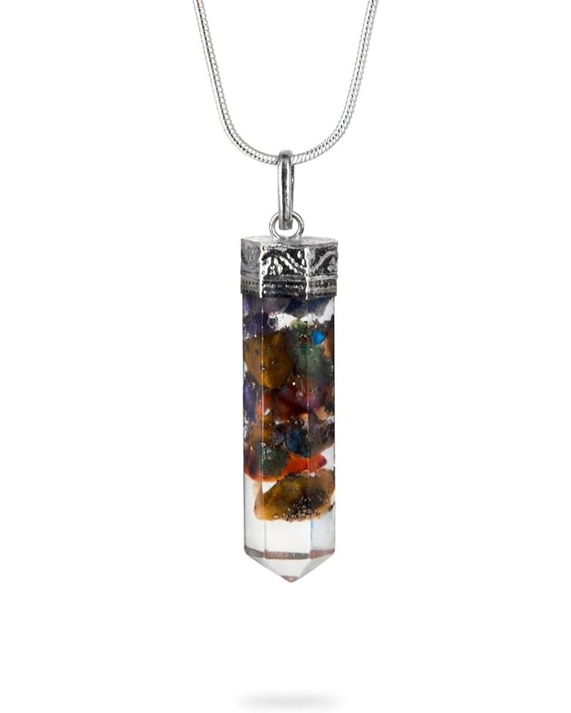 Crystal Pendant Necklace - Handmade with Ethically Sourced Crystal Healing Necklace - Authentic Jewelry for Men & Women Piezo...