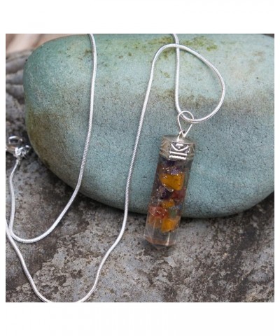 Crystal Pendant Necklace - Handmade with Ethically Sourced Crystal Healing Necklace - Authentic Jewelry for Men & Women Piezo...