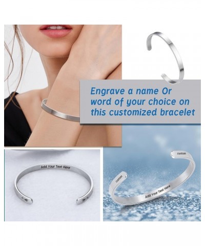 Stainless Steel Bangle Bracelet For Sister Friend Style527 $11.26 Bracelets