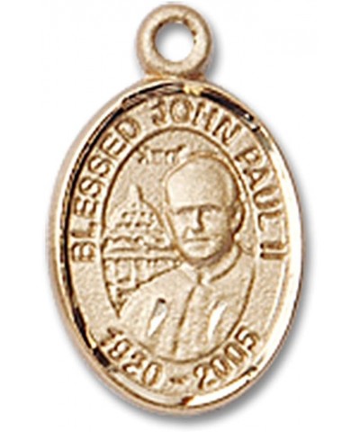 14 Karat Gold Catholic Patron Saint Medal Petite Charm Pendant, 1/2 Inch Saint John Paul II $100.58 Pendants