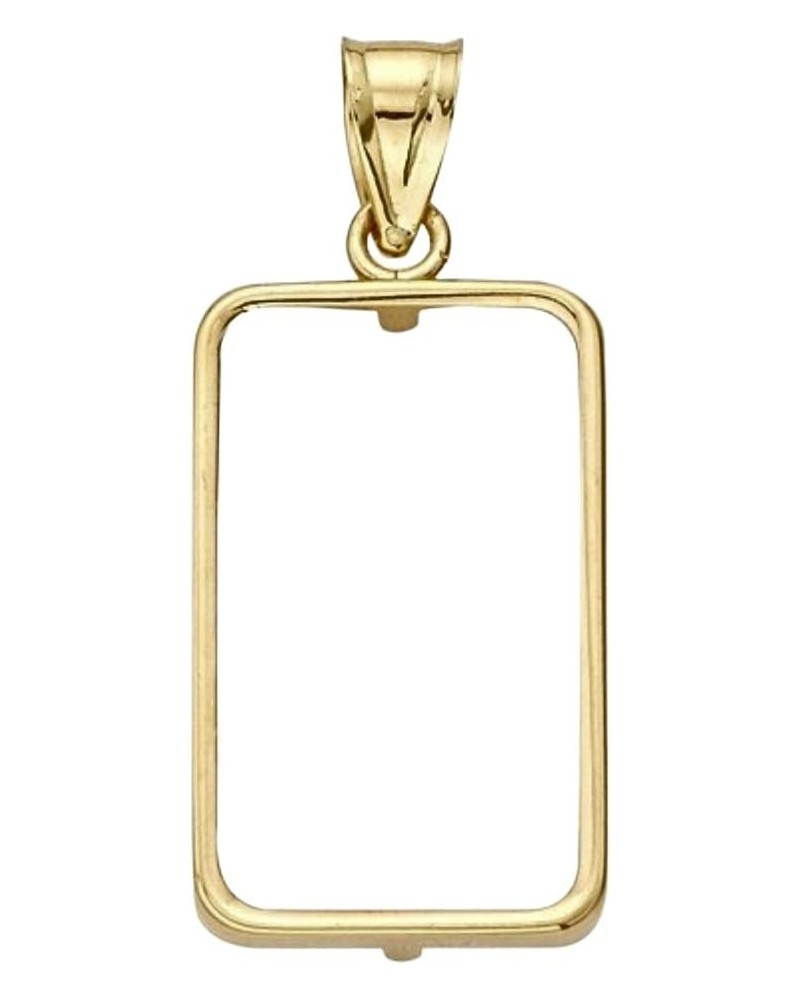 Suisse Credit Bar Swiss Pamp Mounting Bezel Frame for 1, 5, 10, 20, Gram and 1/4, 1/2, and 1 oz ounce Sizes $69.69 Pendants