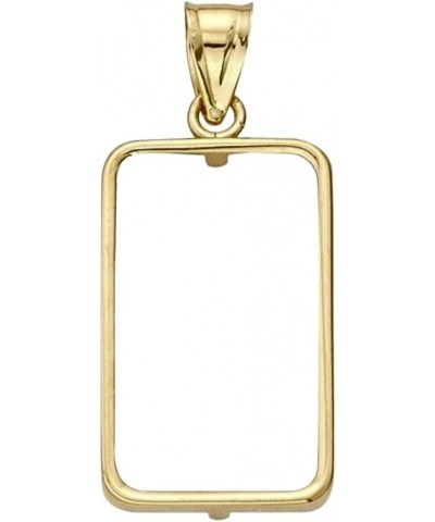 Suisse Credit Bar Swiss Pamp Mounting Bezel Frame for 1, 5, 10, 20, Gram and 1/4, 1/2, and 1 oz ounce Sizes $69.69 Pendants