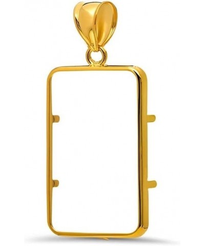 Suisse Credit Bar Swiss Pamp Mounting Bezel Frame for 1, 5, 10, 20, Gram and 1/4, 1/2, and 1 oz ounce Sizes $69.69 Pendants