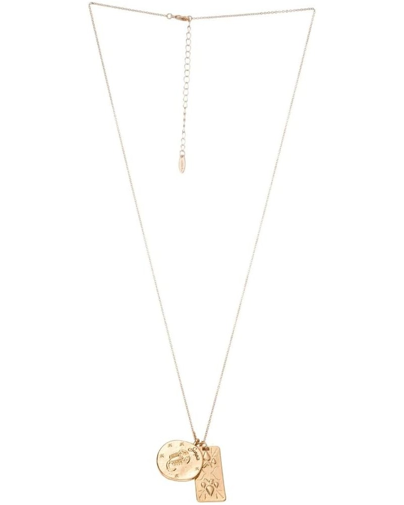 Zodiac Double Medallion 18k Gold Plated Necklace for Women. Fashion Jewelry and Accessory Scorpio $25.00 Necklaces