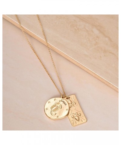 Zodiac Double Medallion 18k Gold Plated Necklace for Women. Fashion Jewelry and Accessory Scorpio $25.00 Necklaces