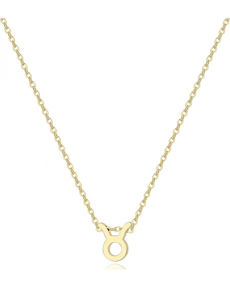 Astrology Necklace for Women 18K Gold Plated 12 Constellation Zodiac Necklace Taurus-1 $10.25 Necklaces