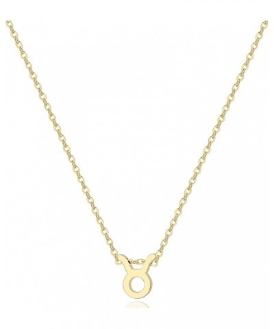 Astrology Necklace for Women 18K Gold Plated 12 Constellation Zodiac Necklace Taurus-1 $10.25 Necklaces