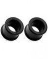 Ultra Soft Black Flexible Silicone Double Flared Tunnel Plugs, Sold as a Pair 20mm (13/16") $6.67 Body Jewelry