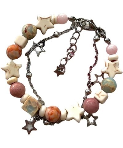 Y2k Bracelet For Women Cute Aesthetic Star Beaded Double Layer Bracelets Fairycore Jewelry Fairy Grunge Accessories A $10.07 ...