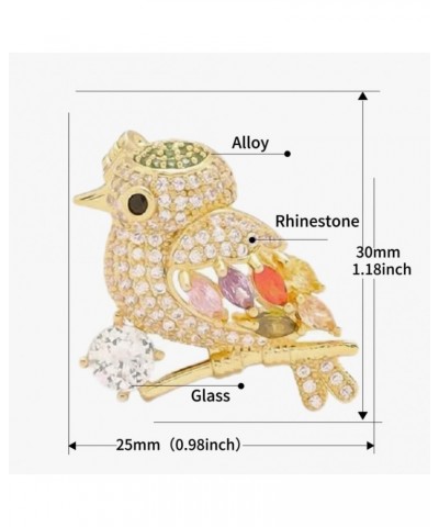 Rhinestone Brooches Crystal Brooch Pins, Bird Brooch Women Girls Party Elegant Pins for Coats Jackets Sweaters Accessories $9...