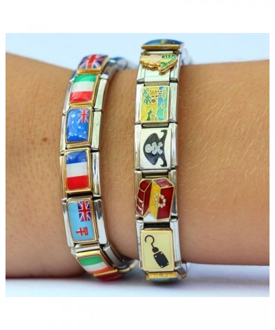 New Charms State Flag Photo Italian Charm Charm - US States Arkansas $7.77 Bracelets