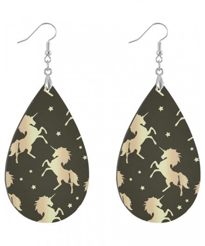 Fashion Copper Plated Silver Earring Wood Drop/Leaf Lightweight Earrings Leaf(2.9x1.2in) Multi 10 $7.53 Earrings