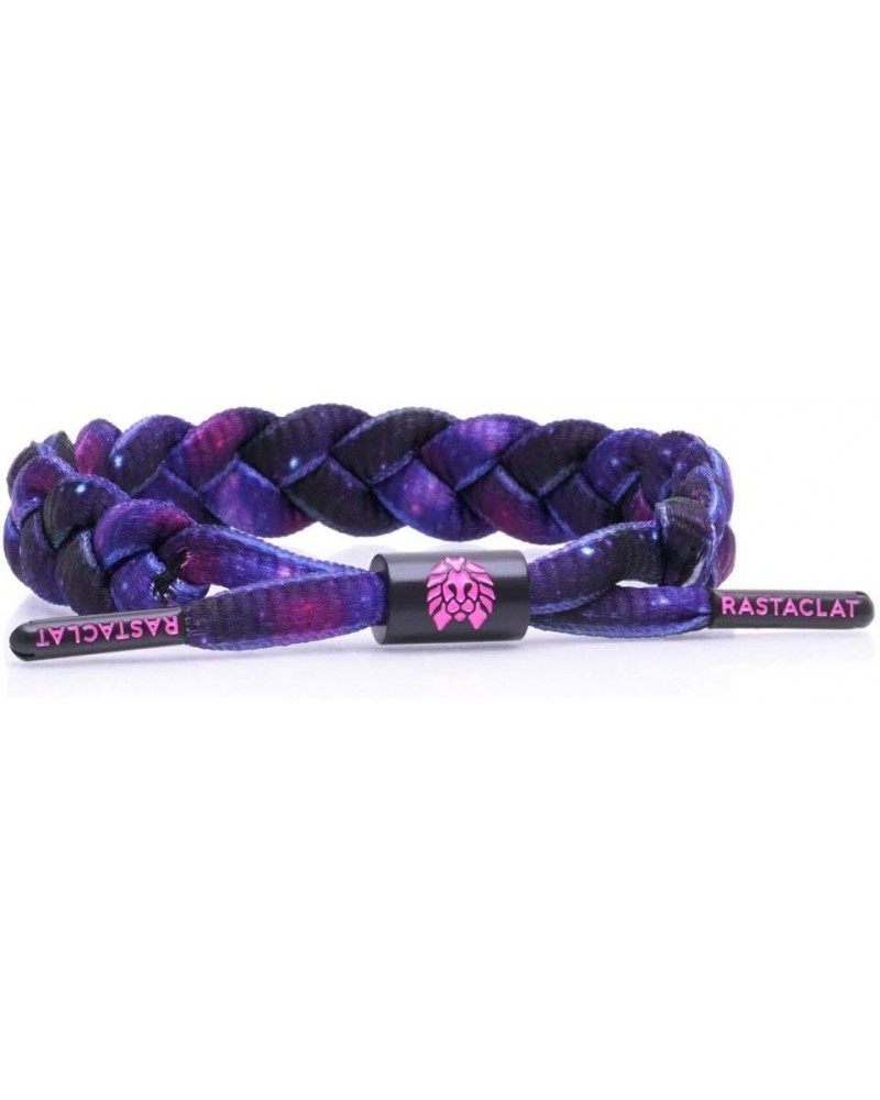 Original Onyx Hand Braided Men's Adjustable Bracelets for All Ages Galaxy | Purple Medium/Large 6-7.5 Inches $10.15 Bracelets