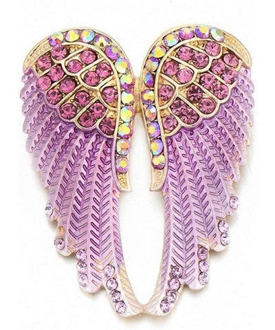 Vintage Angel Wings Brooch Pins Women Jewelry Antique Gold Brooches Pink $9.81 Brooches & Pins