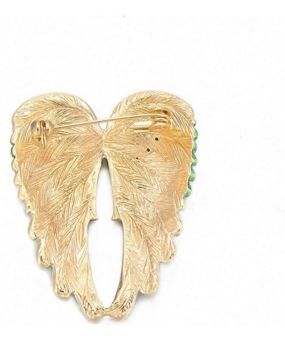 Vintage Angel Wings Brooch Pins Women Jewelry Antique Gold Brooches Pink $9.81 Brooches & Pins