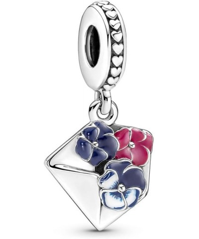 925 Sterling Silver Regal Crown Blossom Flower Dangle Pendant Charm Crystal Pandora Bracelet 6 $9.71 Bracelets