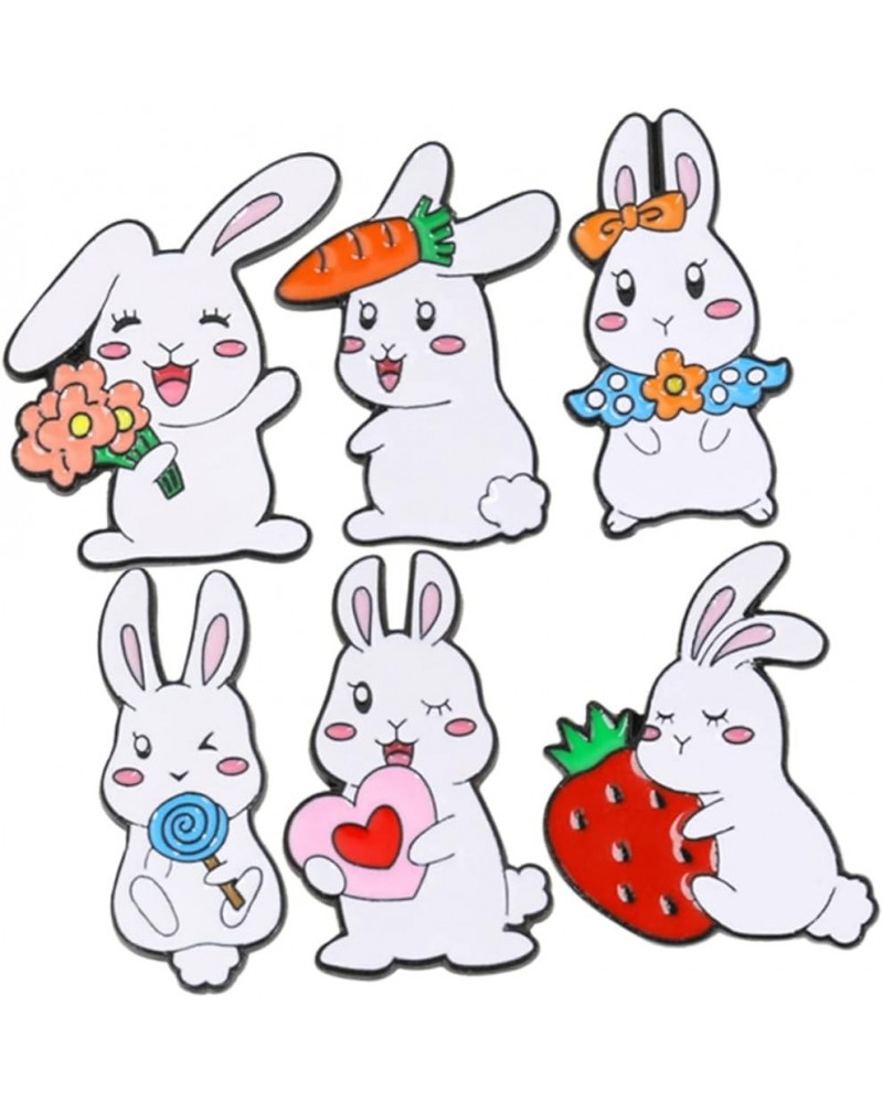 12 pcs Basket Fillers Bunny Pin Designs Rabbit Women Stuffer Easter Eater Party Clothing Corsage Badges Holiday Brooch Adorab...