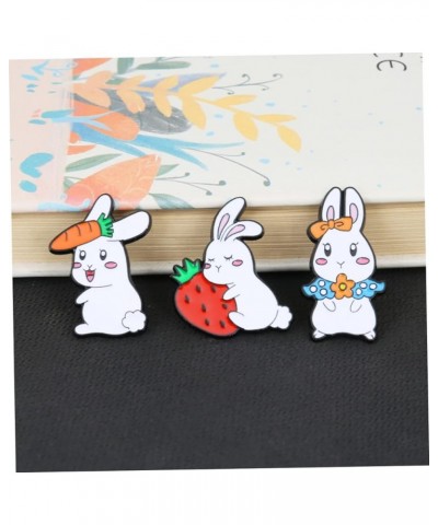 12 pcs Basket Fillers Bunny Pin Designs Rabbit Women Stuffer Easter Eater Party Clothing Corsage Badges Holiday Brooch Adorab...