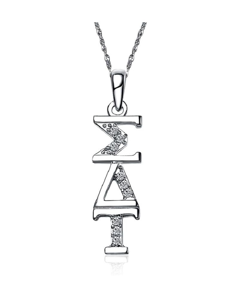 Sigma Delta Tau Necklace with a 18" Silver Chain (SDT-P001) $16.10 Necklaces