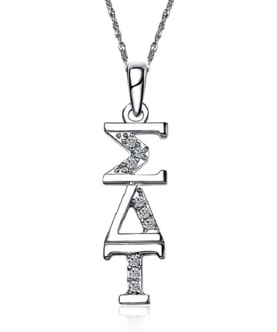 Sigma Delta Tau Necklace with a 18" Silver Chain (SDT-P001) $16.10 Necklaces