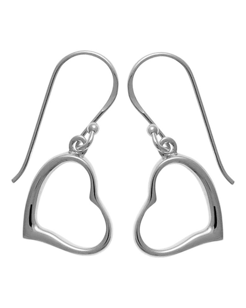 Jewelry Sterling Silver Heart Earrings $17.59 Earrings