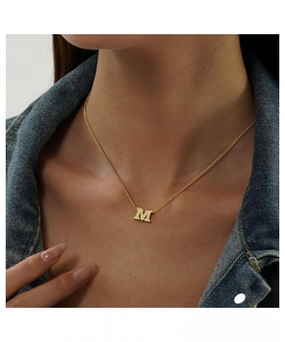 Initial Necklaces for Women Teen Girl Gifts 14k Gold Necklace Letter A-Z Dainty Choker Anniversary Birthday Jewelry Stocking ...