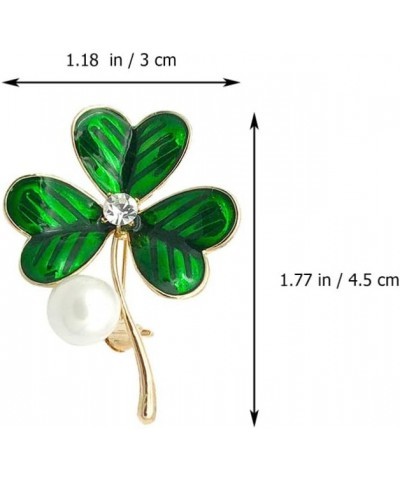 1pc Brooch St Patrick s Day Rhinestone Brooch St Patricks Day Party Favors Breast Jewelry Pearl Brooches for Women Versatile ...