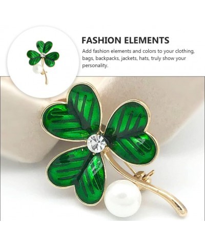 1pc Brooch St Patrick s Day Rhinestone Brooch St Patricks Day Party Favors Breast Jewelry Pearl Brooches for Women Versatile ...