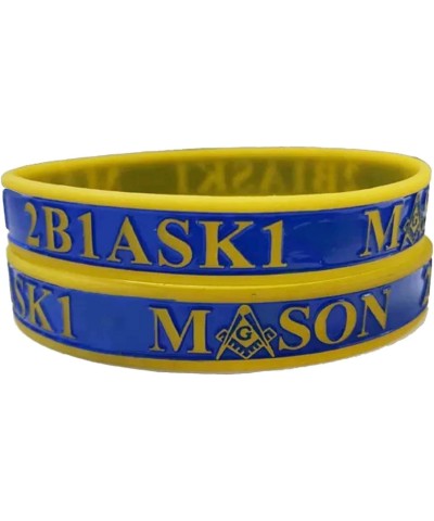 Mason 2-Tone Color Silicone Bracelet 2B1ASK1 2Pack $8.61 Bracelets