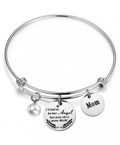 Memorial Jewelry I Used to Be His/Her Angel Bracelet in Memory of Loved One Dad Mom Sympathy Gift In memory of mom bracelet $...