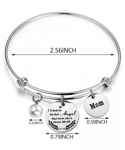 Memorial Jewelry I Used to Be His/Her Angel Bracelet in Memory of Loved One Dad Mom Sympathy Gift In memory of mom bracelet $...