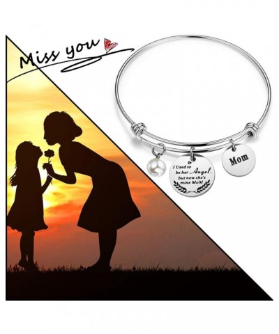 Memorial Jewelry I Used to Be His/Her Angel Bracelet in Memory of Loved One Dad Mom Sympathy Gift In memory of mom bracelet $...