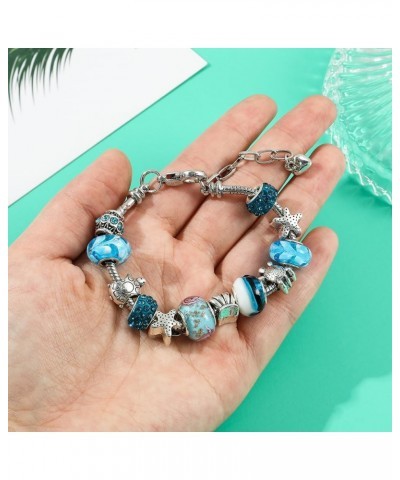 Card Captor Sakura Anime Charm Bracelet - Bracelets Merchandise Jewelry Gifts for Women Girls Blue Ocean $9.53 Bracelets