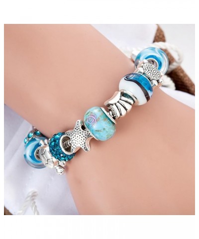 Card Captor Sakura Anime Charm Bracelet - Bracelets Merchandise Jewelry Gifts for Women Girls Blue Ocean $9.53 Bracelets