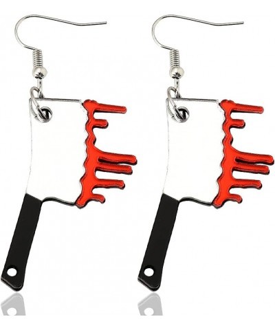 Halloween Earrings for Girls Women Dangling Hypoallergenic Bloody Knife Earring for Ladies Scary Halloween Coustume Earring B...