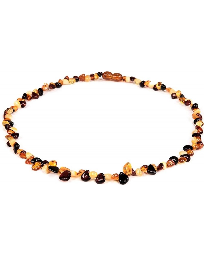 Natural Baltic Amber Necklace for Women (Multi) 17.7 Inches $11.50 Necklaces