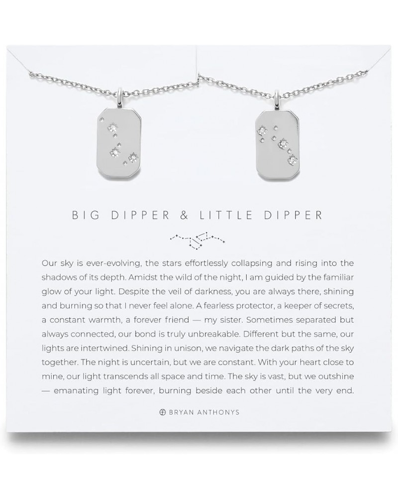 Pendant Necklaces and Sets in a Variety of Styles and Colors Silver Big & Little Dipper $23.32 Necklaces