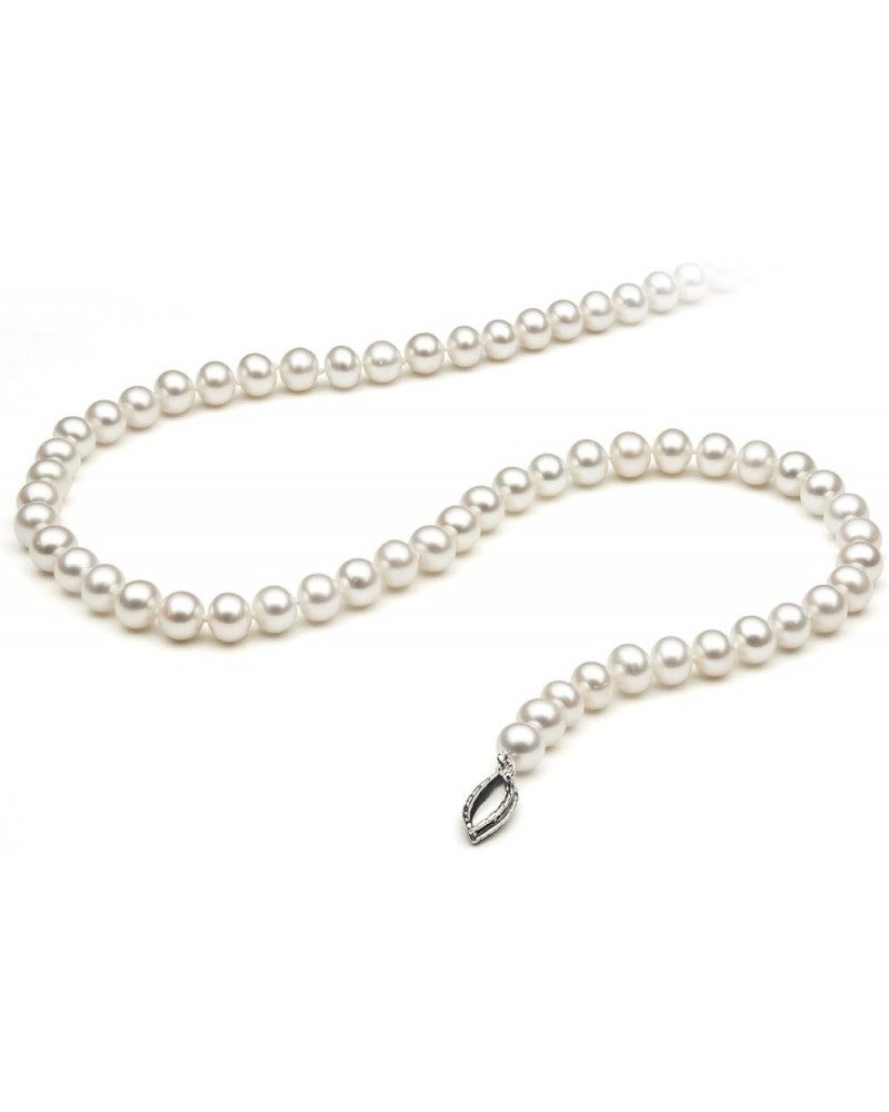 Sterling Silver Cultured Freshwater Pearl Necklace 16.0 Inches 5.5-6.0mm $34.65 Necklaces