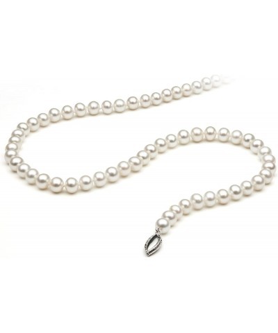 Sterling Silver Cultured Freshwater Pearl Necklace 16.0 Inches 5.5-6.0mm $34.65 Necklaces